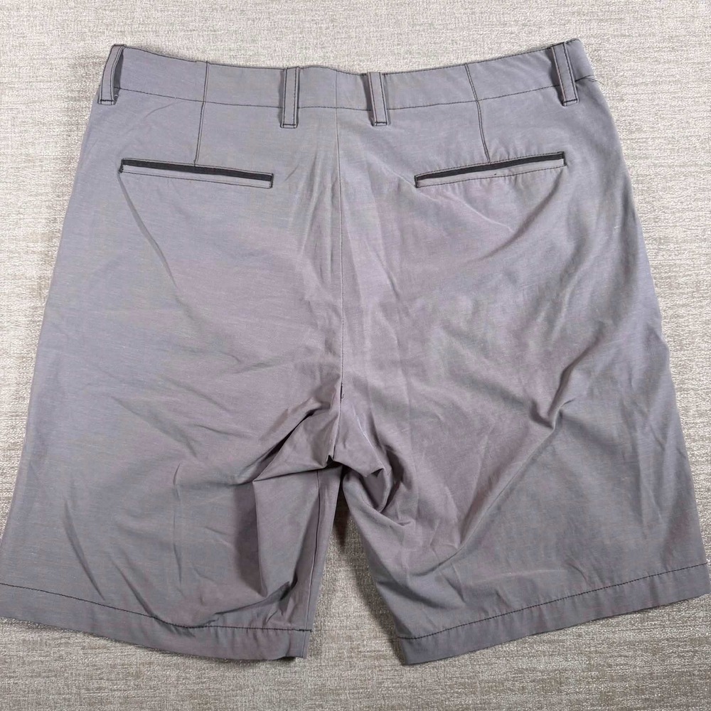 Tommy Bahama Shorts Mens 36/10 Gray Stretch Hybrid Flat Front Casual T821037 - Picture 12 of 13